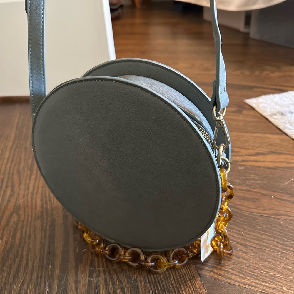 Anthropologie crossbody with Tortoise shell strap